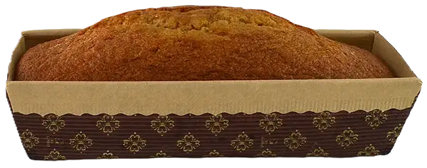 Quequé integral casero en molde de papel.